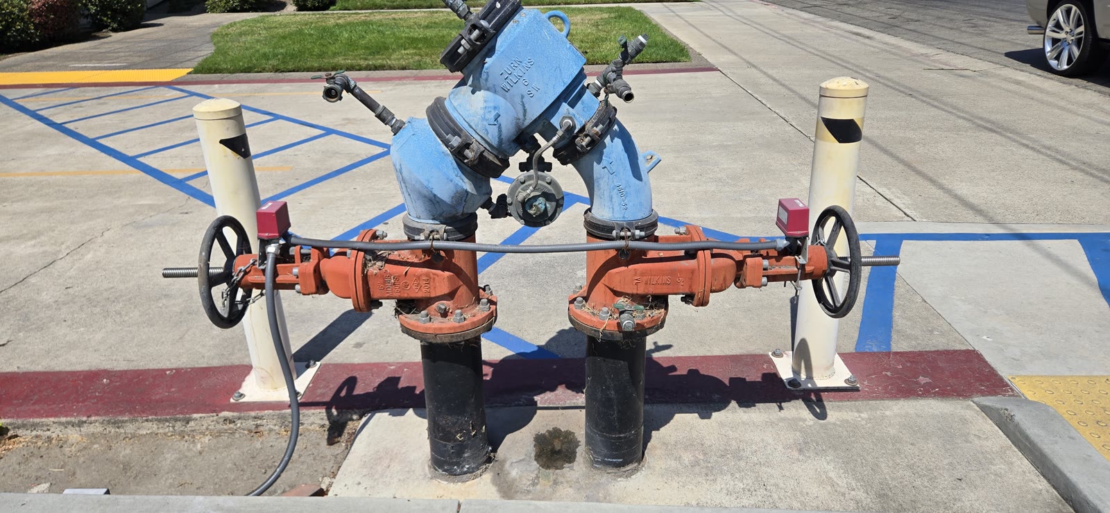 Backflow, a commercial preventer assembly.