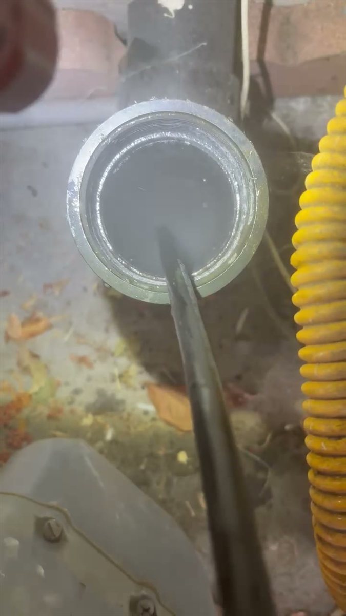 High pressure hydro jetting.