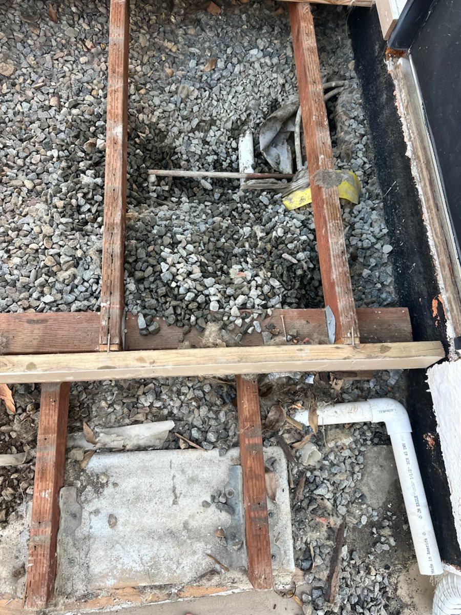 Slab leak detection.